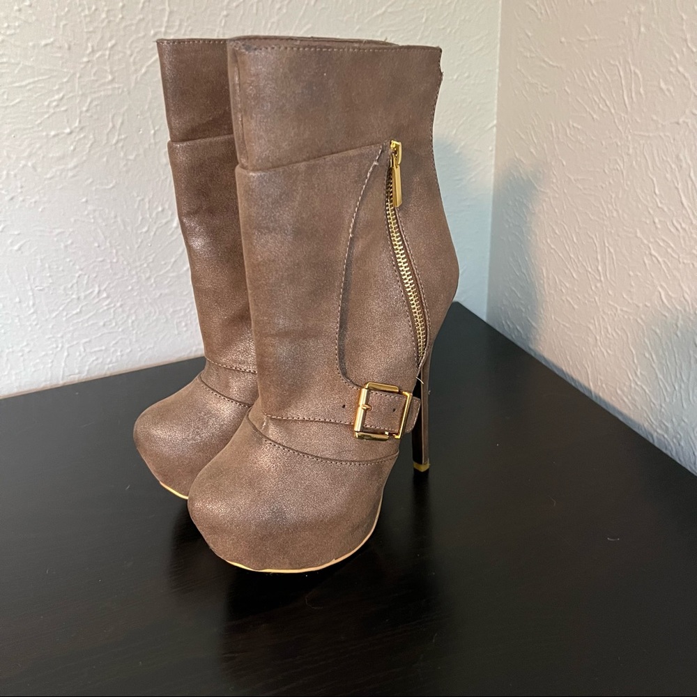 Platform booties